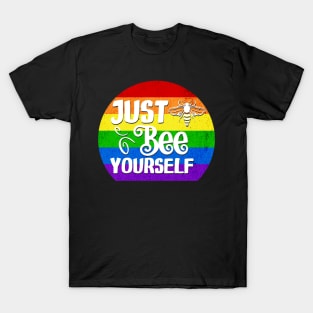 Just Bee Yourself Rainbow T-Shirt